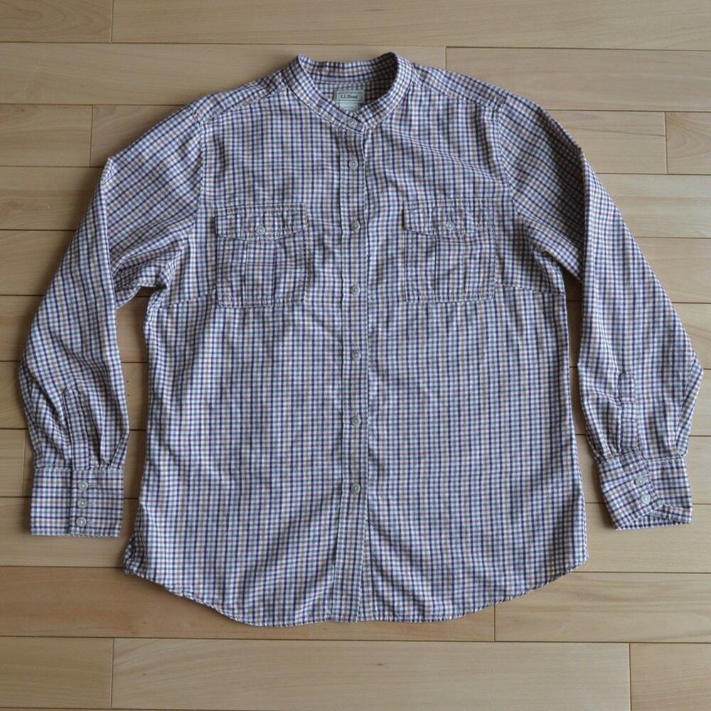 LL Bean Button Down Shirt Plaid